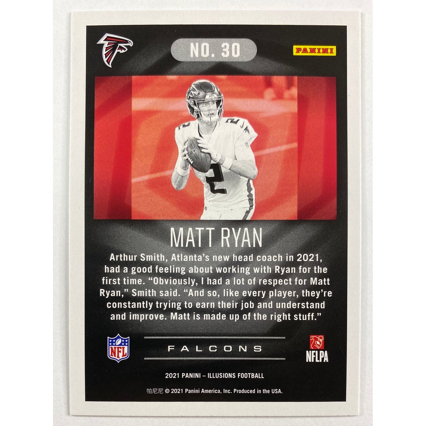 2021 Illusions Matt Ryan Emerald Parallel | Local Legends Cards & Collectibles