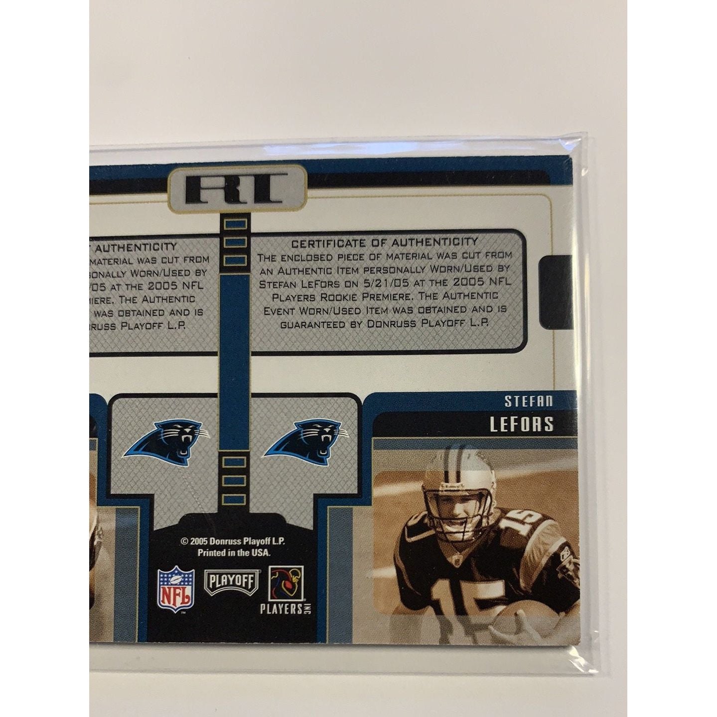 2005 Donruss Playoff Honors 2005 Eric Shelton Stefan Lefors Dual Jersey Patch Local Legends Cards & Collectibles
