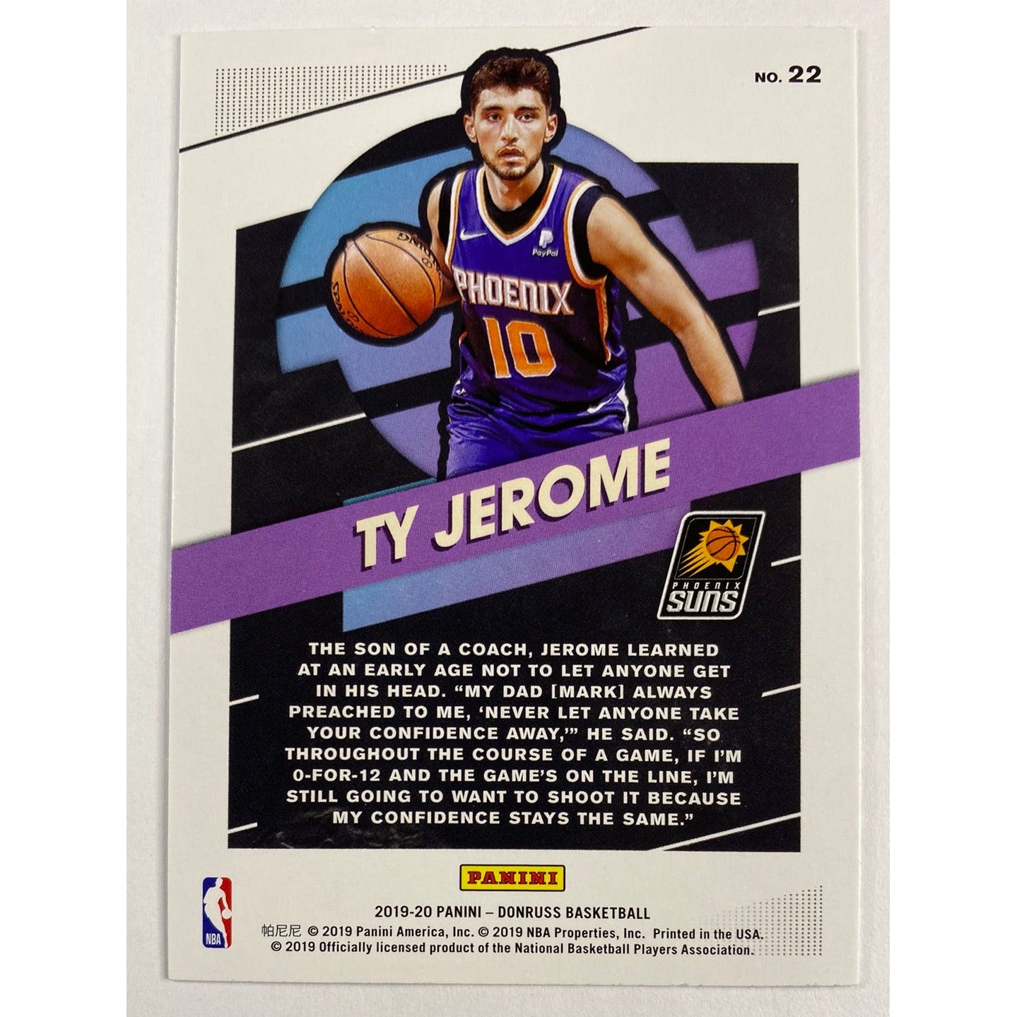 2019-20 Donruss Ty Jerome Great X-Pectations | Local Legends Cards & Collectibles