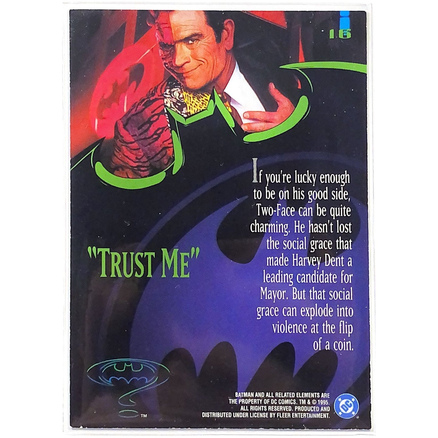 1995 Fleer Ultra DC Comics Batman “Trust Me” #16 Local Legends Cards & Collectibles