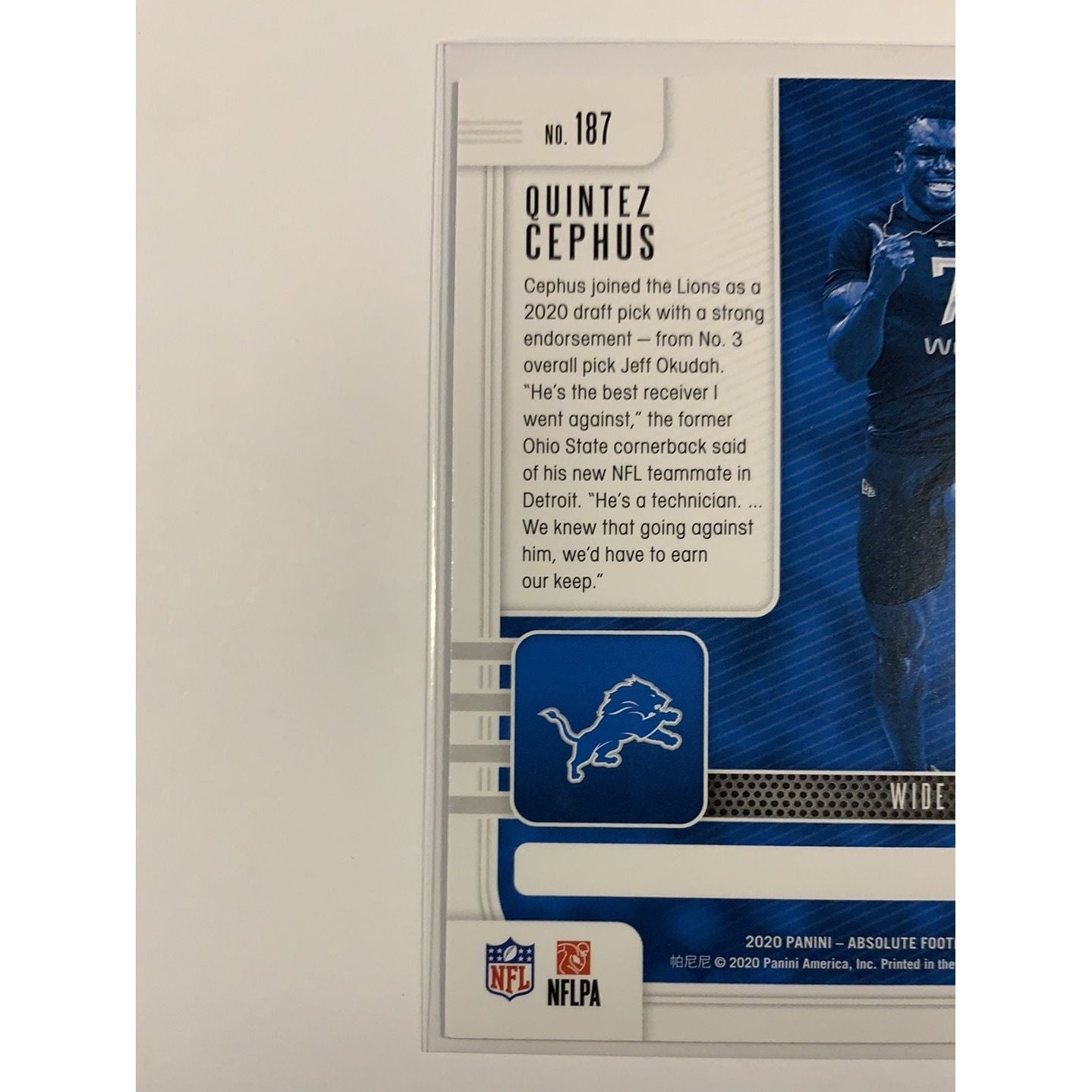 2020 Panini Absolute Quintez Cephus RC | Local Legends Cards & Collectibles