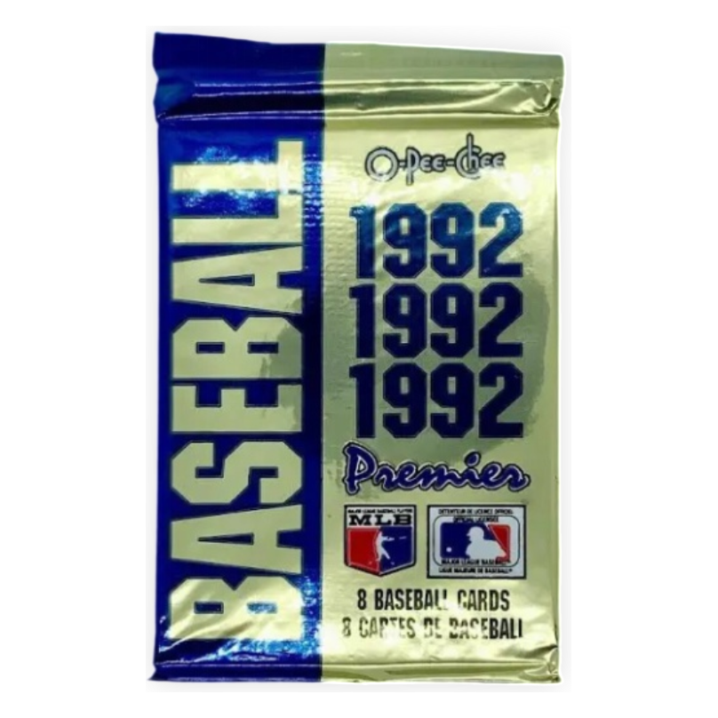 1992 O-Pee-Chee Premier MLB Baseball Hobby Pack | Local Legends Cards & Collectibles