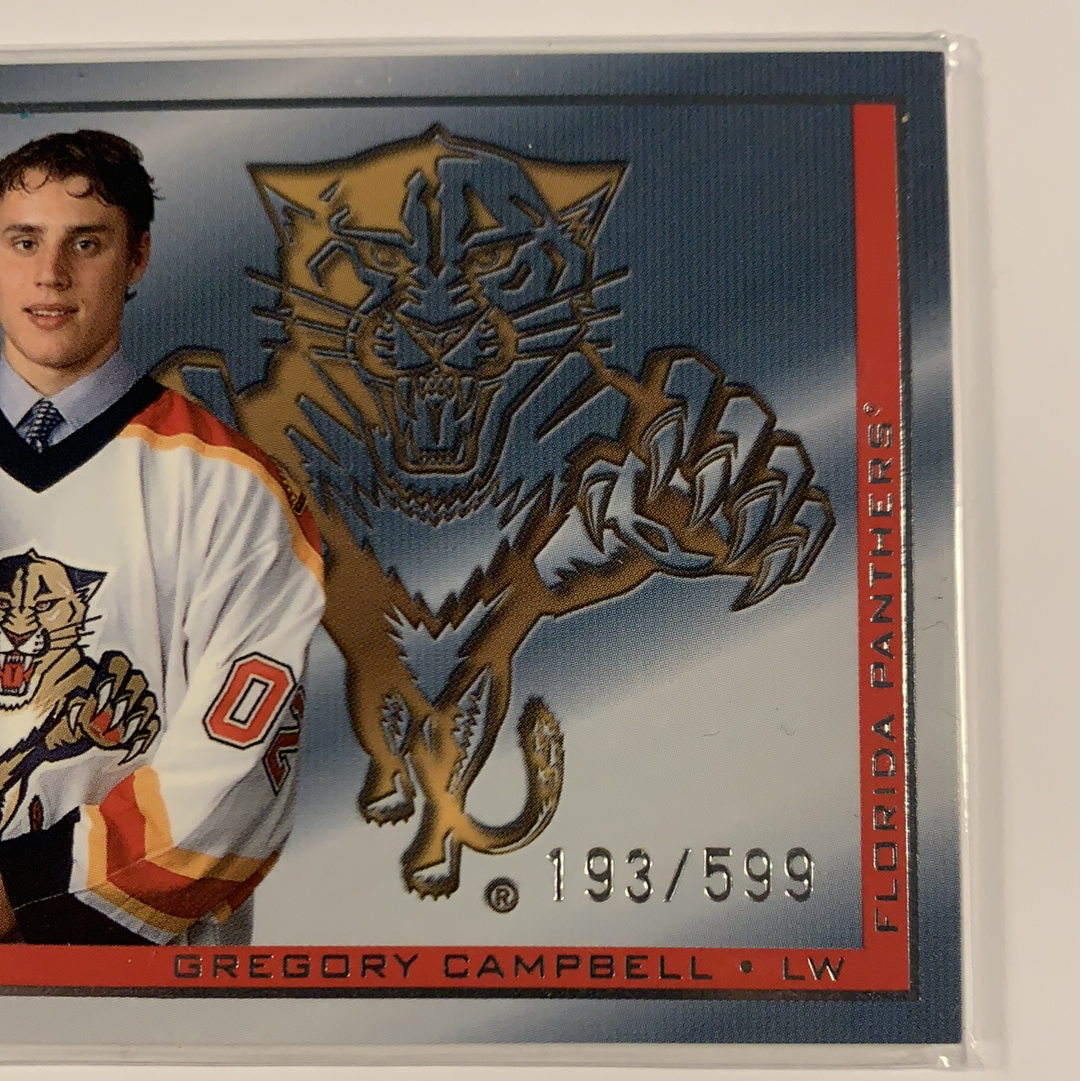 2003-04 Pacific Gregory Campbell Rookie Card /599 Local Legends Cards & Collectibles