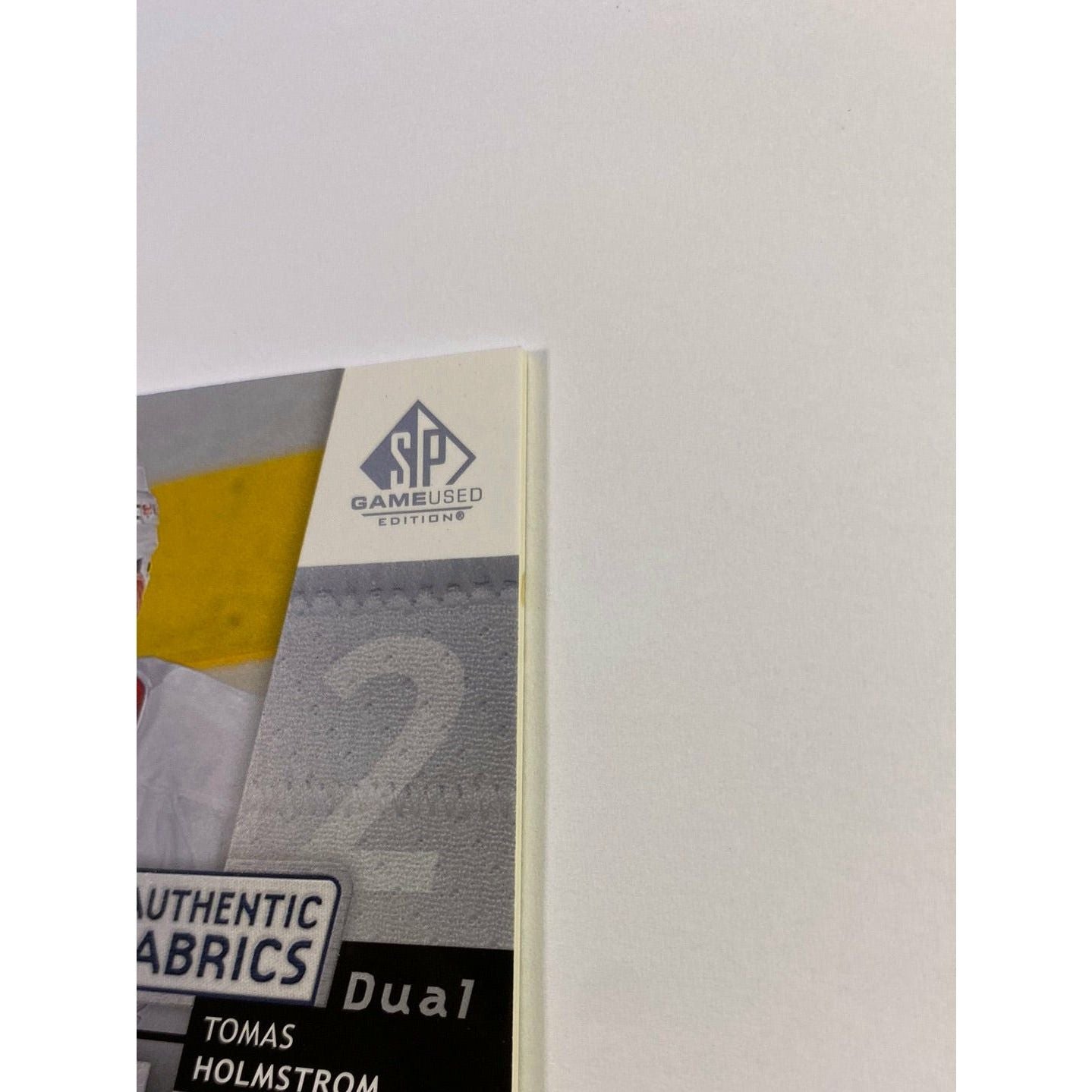 2008-09 SP Game Used Tomas Holmstrom Authentic Fabrics | Local Legends Cards & Collectibles