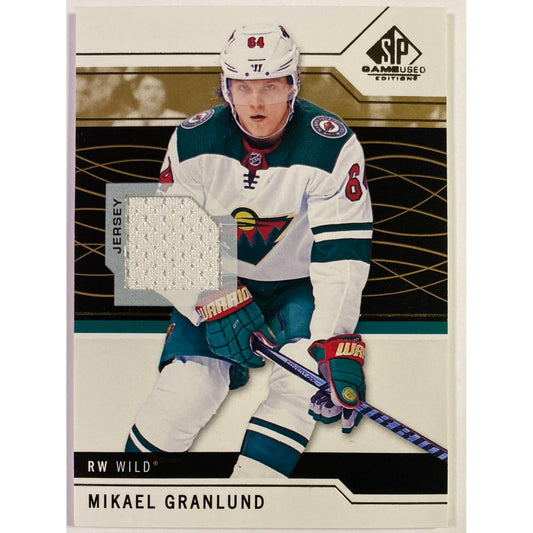  2018-19 SP Game Used Mikael Granlund Game Used Jersey Patch  Local Legends Cards & Collectibles