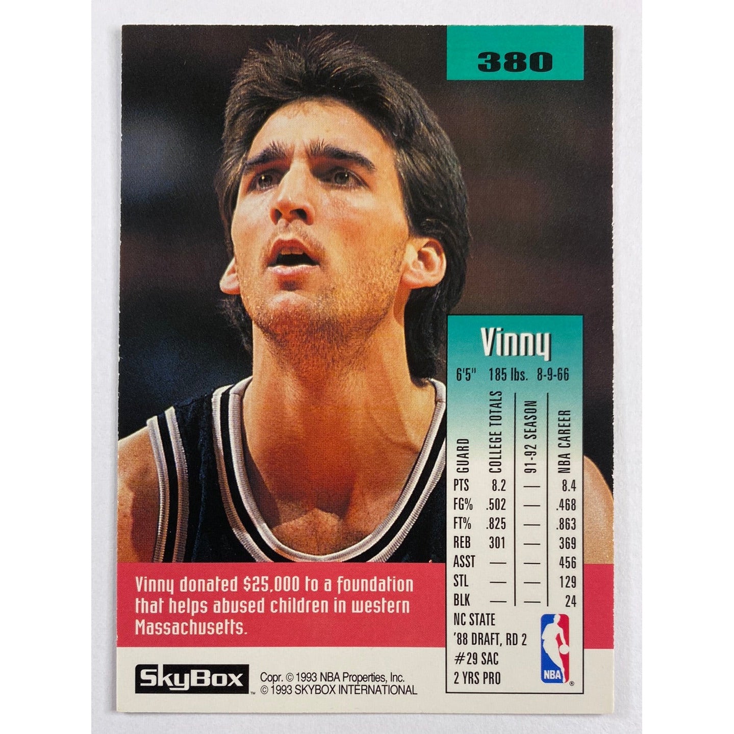 1993-94 Skybox Vinny Del Negro