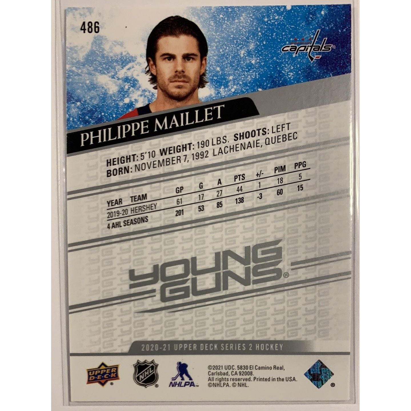 2020-21 Upper Deck Series 2 Philippe Maillet Young Guns | Local Legends Cards & Collectibles