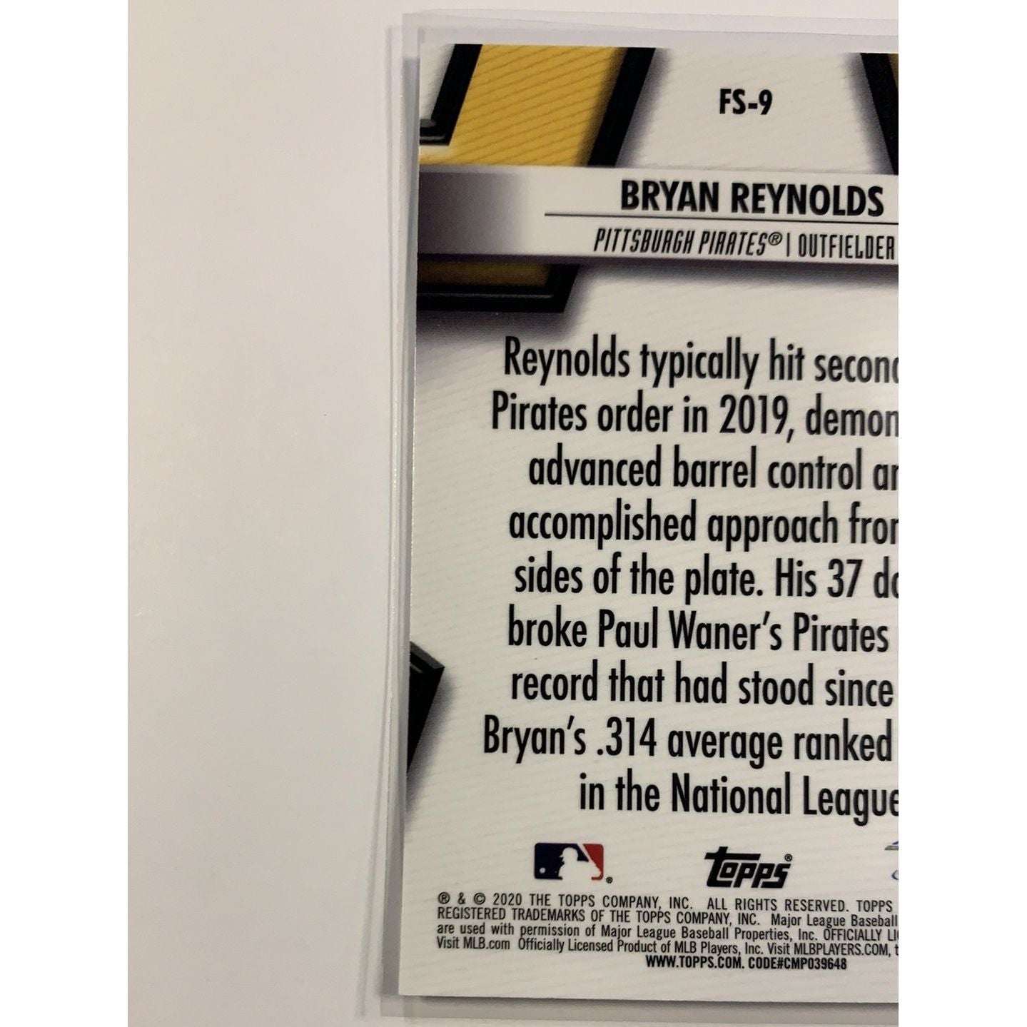 2020 Topps Chrome Bryan Reynolds Future Stars | Local Legends Cards & Collectibles