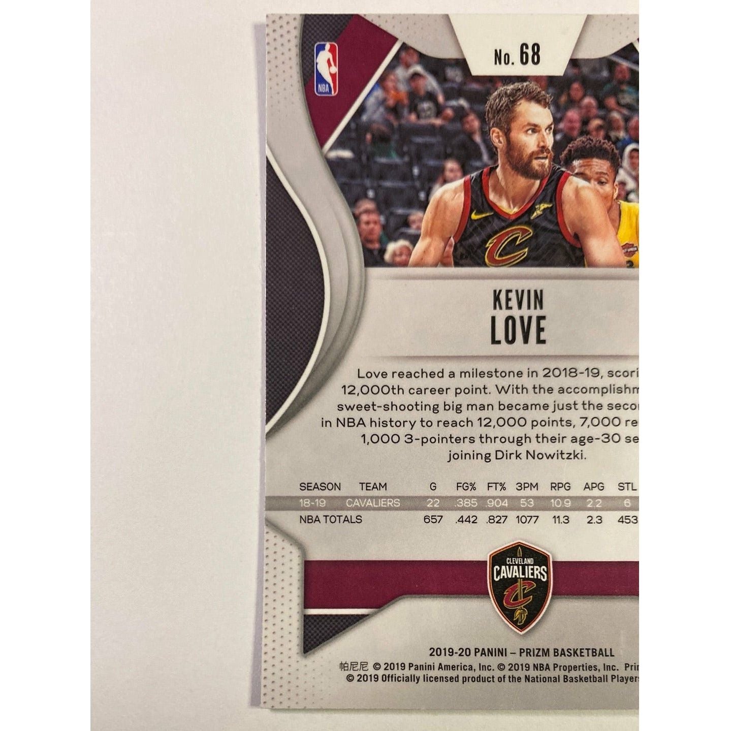 2019-20 Panini Prizm Kevin Love Green Holo Prizm | Local Legends Cards & Collectibles