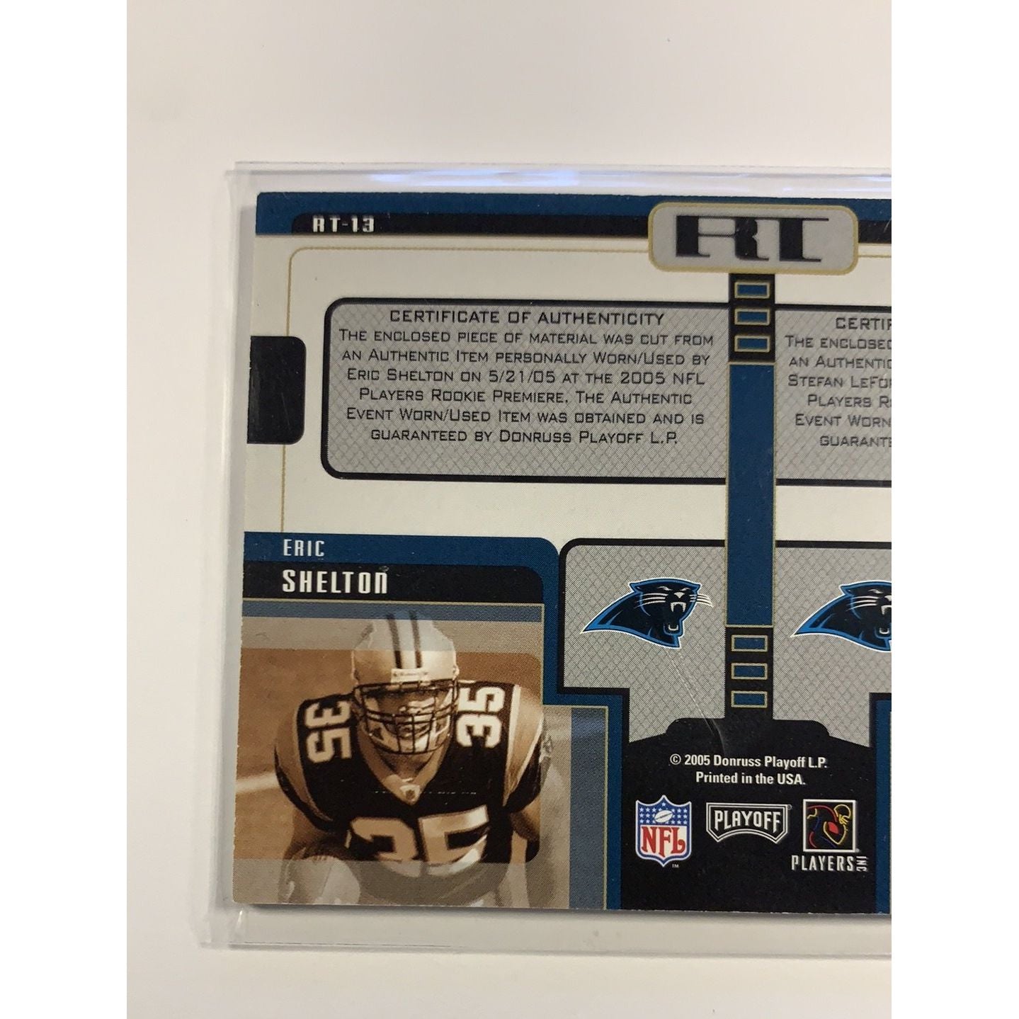 2005 Donruss Playoff Honors 2005 Eric Shelton Stefan Lefors Dual Jersey Patch Local Legends Cards & Collectibles