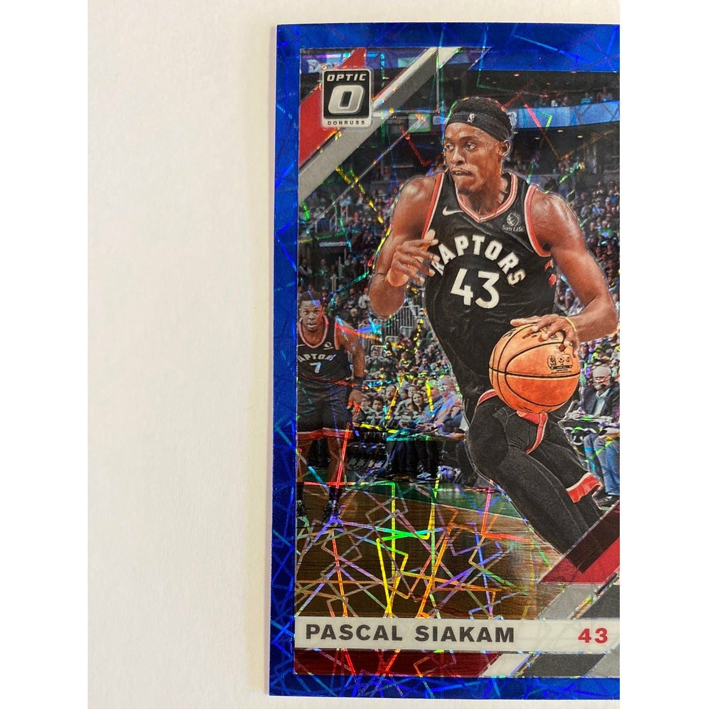 2019-20 Donruss Optic Pascal Siakam Blue Velocity Prizm