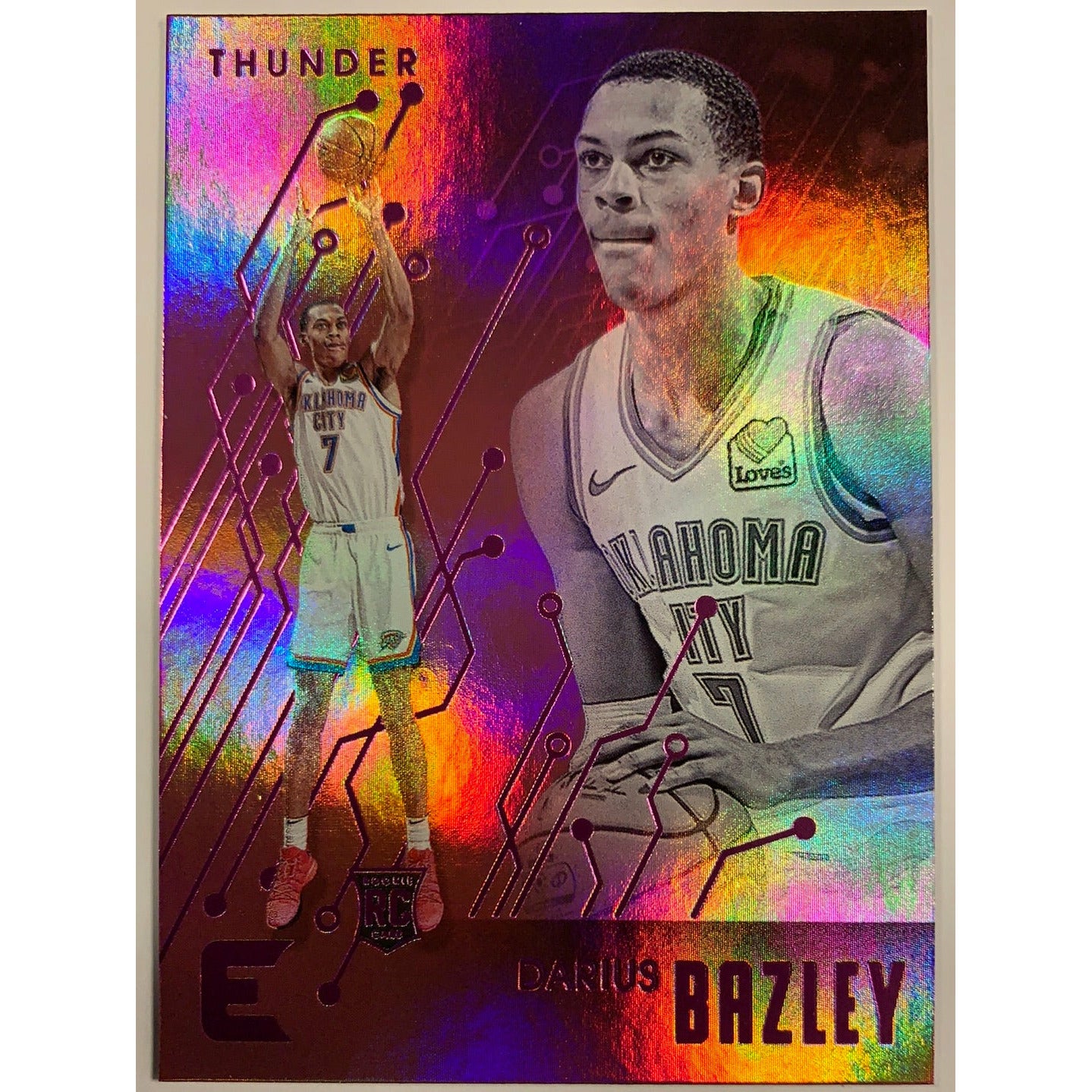 2019-20 Chronicles Essentials Darius Bazley Pink Parallel RC Local Legends Cards & Collectibles