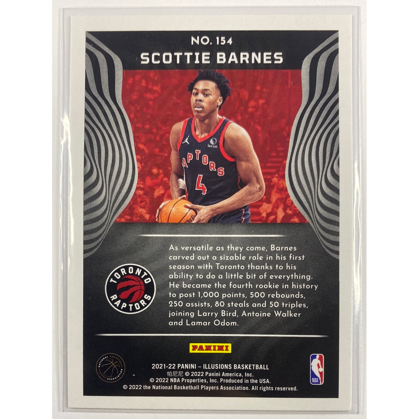 2021-22 Illusions Scottie Barnes Emerald RC | Local Legends Cards & Collectibles