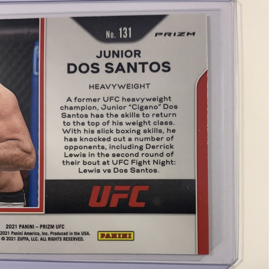 2021 Panini Prizm UFC Junior Dos Santos Green Prizm #131 Local Legends Cards & Collectibles