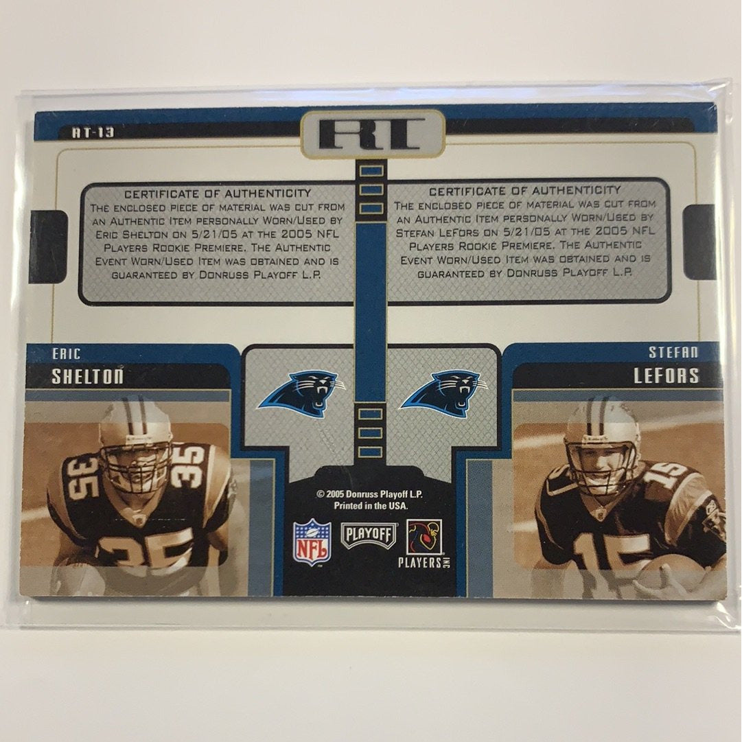 2005 Donruss Playoff Honors 2005 Eric Shelton Stefan Lefors Dual Jersey Patch Local Legends Cards & Collectibles