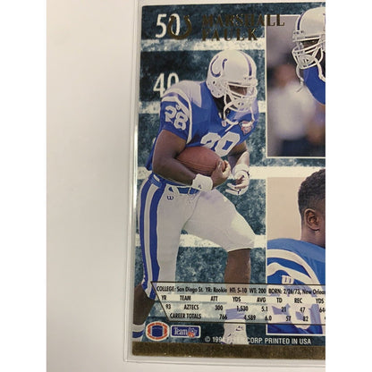  1994 Fleer Ultra Marshall Faulk Rookie Card  Local Legends Cards & Collectibles
