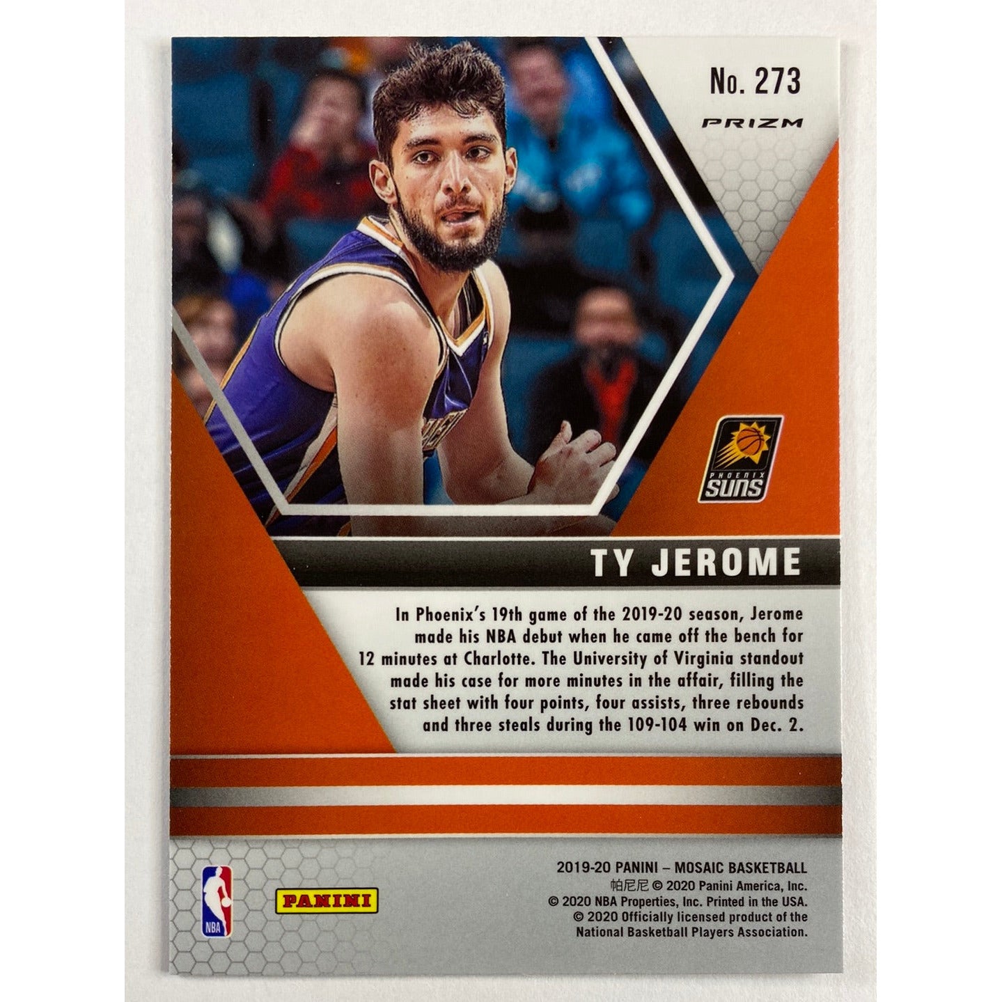 2019-20 Mosaic Ty Jerome Red Blue Reactive Prizm NBA Debut RC | Local Legends Cards & Collectibles