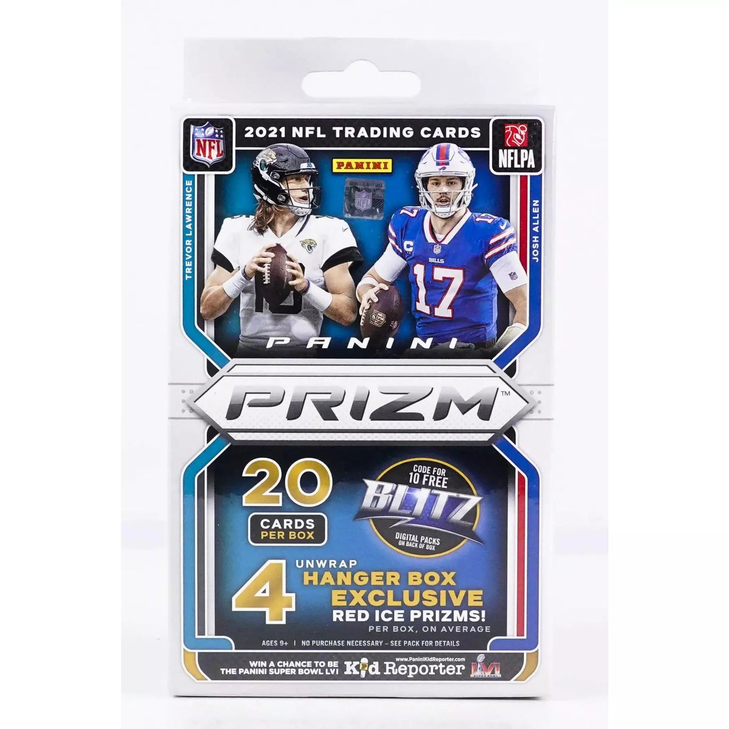 2021 Panini Prizm NFL Football Hanger Box - Red Ice Prizms | Local Legends Cards & Collectibles