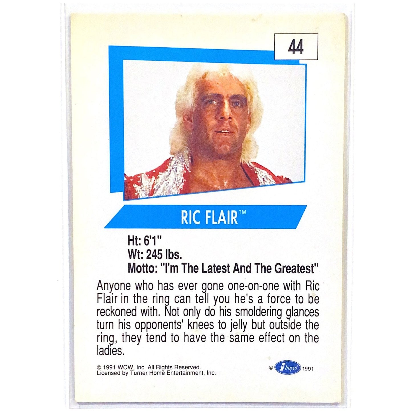 1991 Turner Entertainment Ric Flair Impel WCW #44 Local Legends Cards & Collectibles