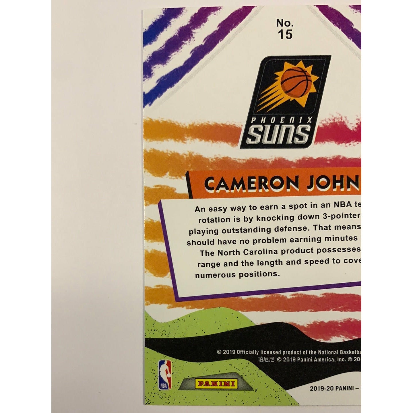 2019-20 Hoops Cameron Johnson We Got Next | Local Legends Cards & Collectibles