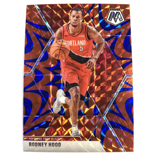  2019-20 Mosaic Rodney Hood Blue Reactive Prizm  Local Legends Cards & Collectibles