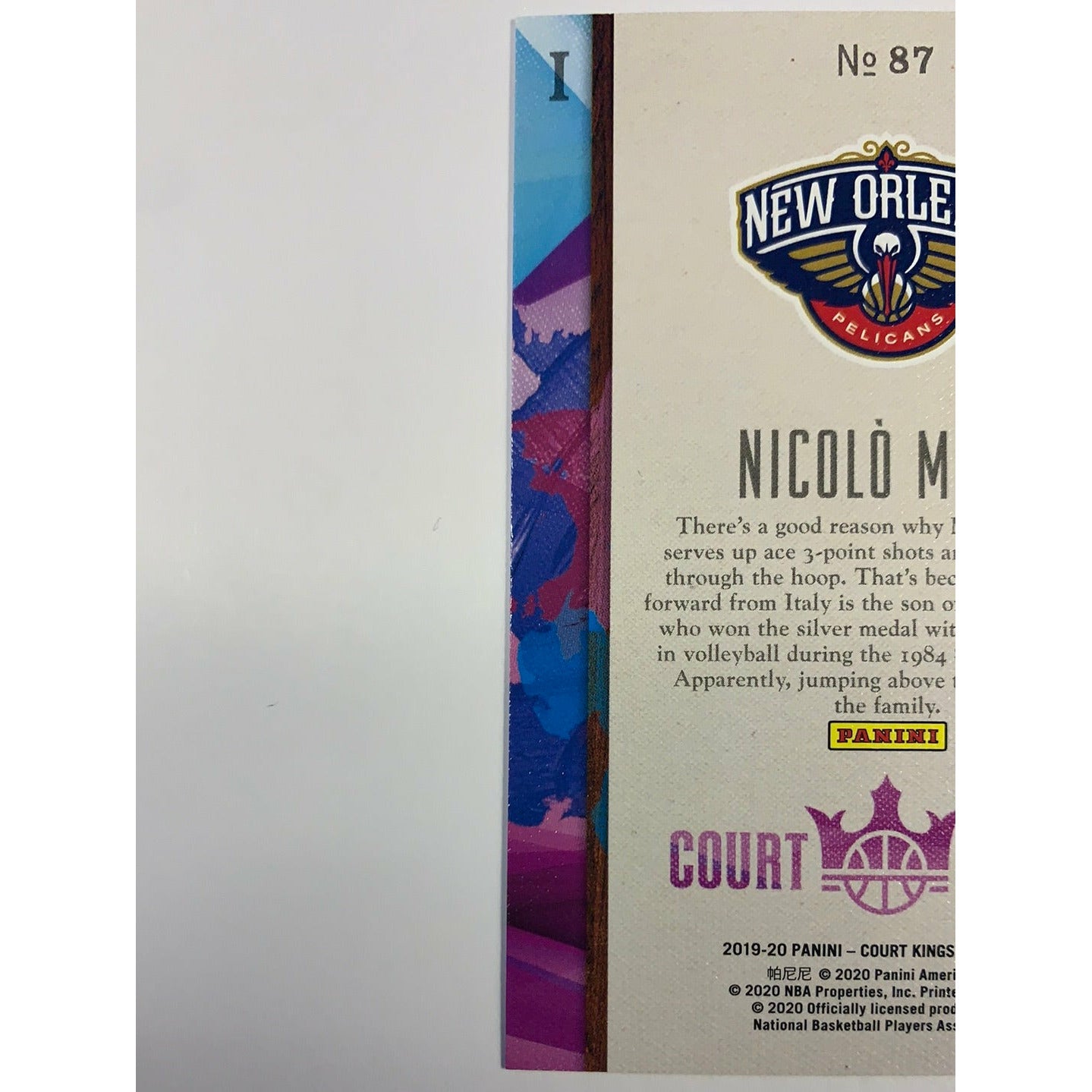 2019-20 Court Kings Nicolo Melli RC | Local Legends Cards & Collectibles