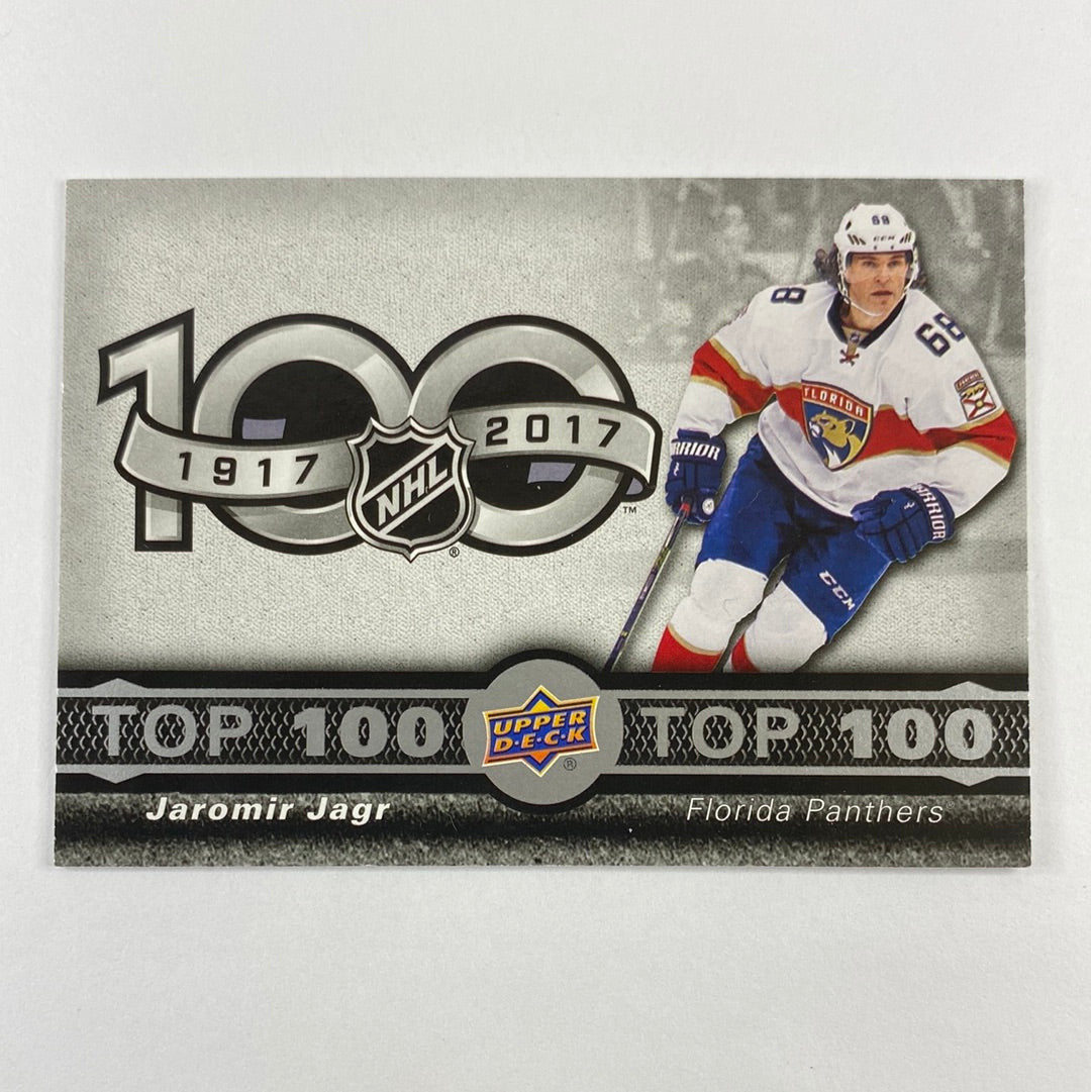 2017-18 Tim Hortons Jaromir Jagr Top 100 | Local Legends Cards & Collectibles