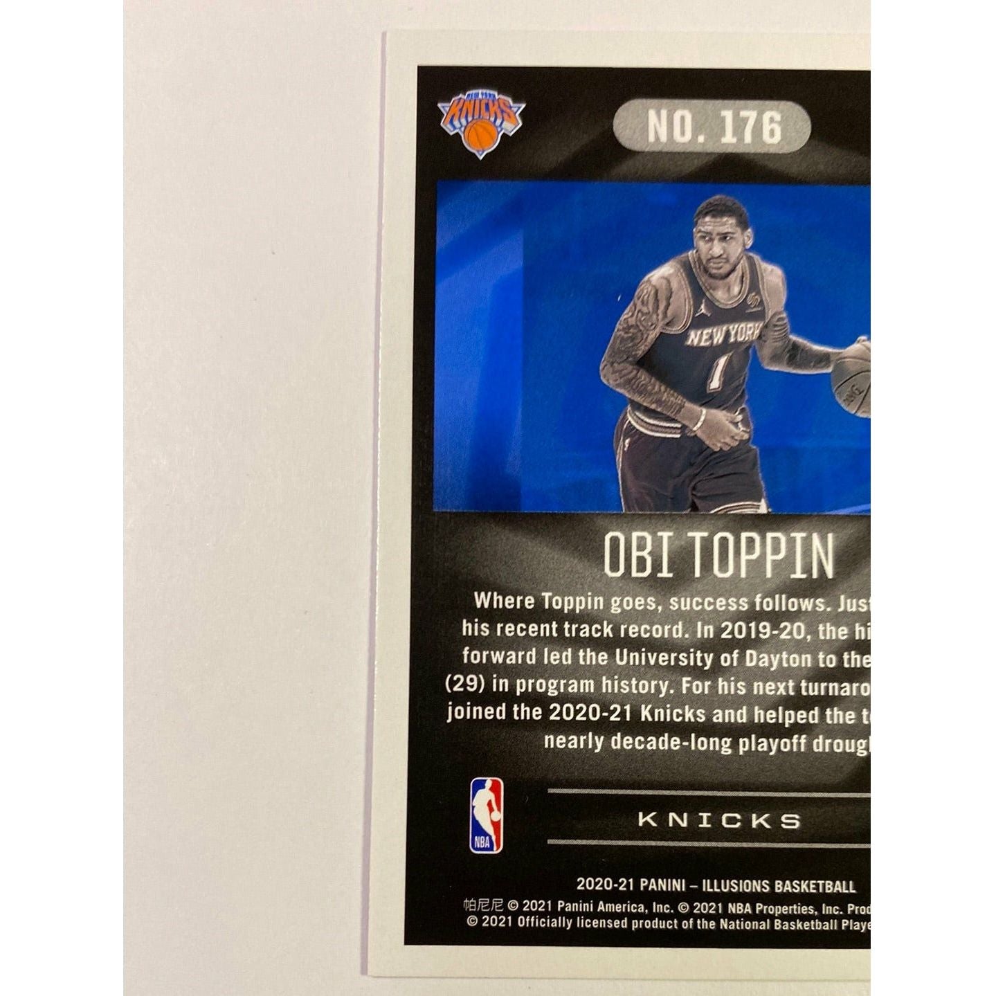 2020-21 Illusions Obi Toppin RC | Local Legends Cards & Collectibles