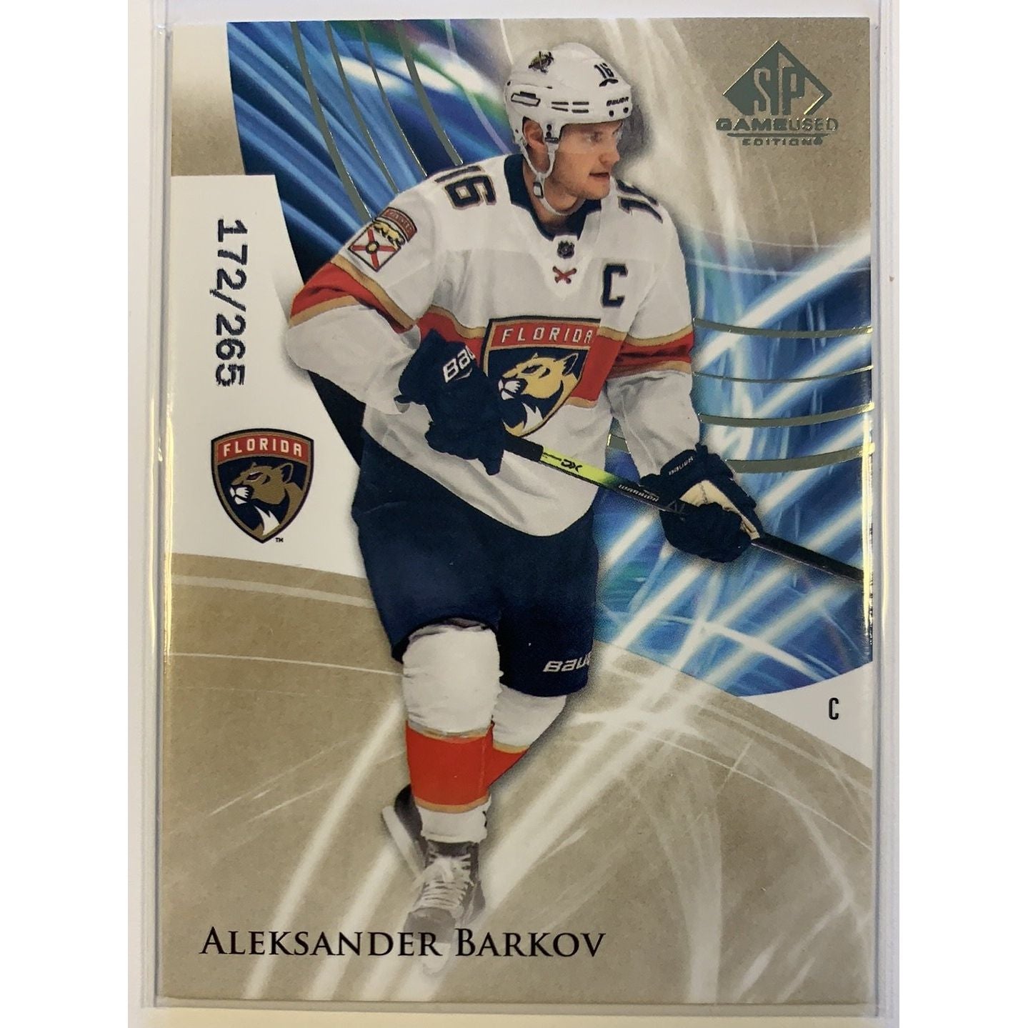  2020-21 SP Game Used Edition Aleksander Barkov /265  Local Legends Cards & Collectibles