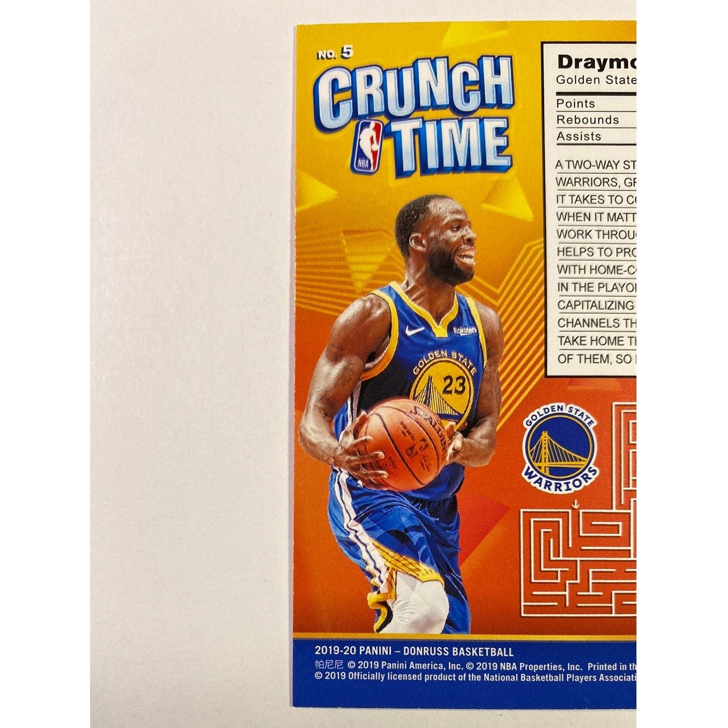 2019-20 Donruss Draymond Green Crunch Time | Local Legends Cards & Collectibles
