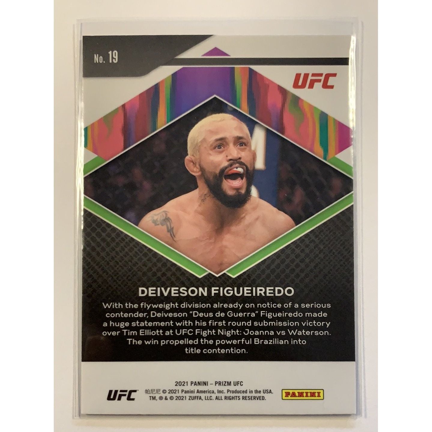 2021 Panini Prizm Deiveson Figueiredo Fearless Insert Local Legends Cards & Collectibles