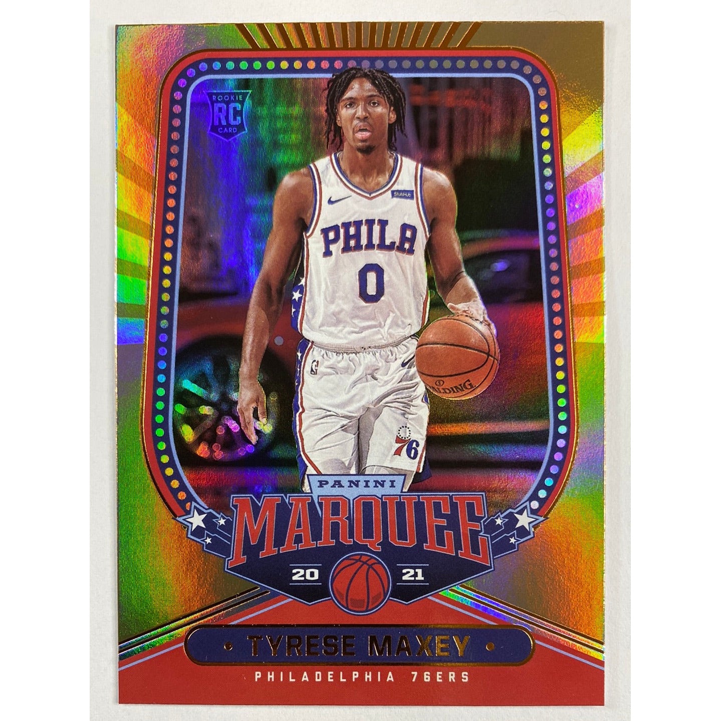 2020-21 Chronicles Marquee Tyrese Maxey Bronze Parallel RC