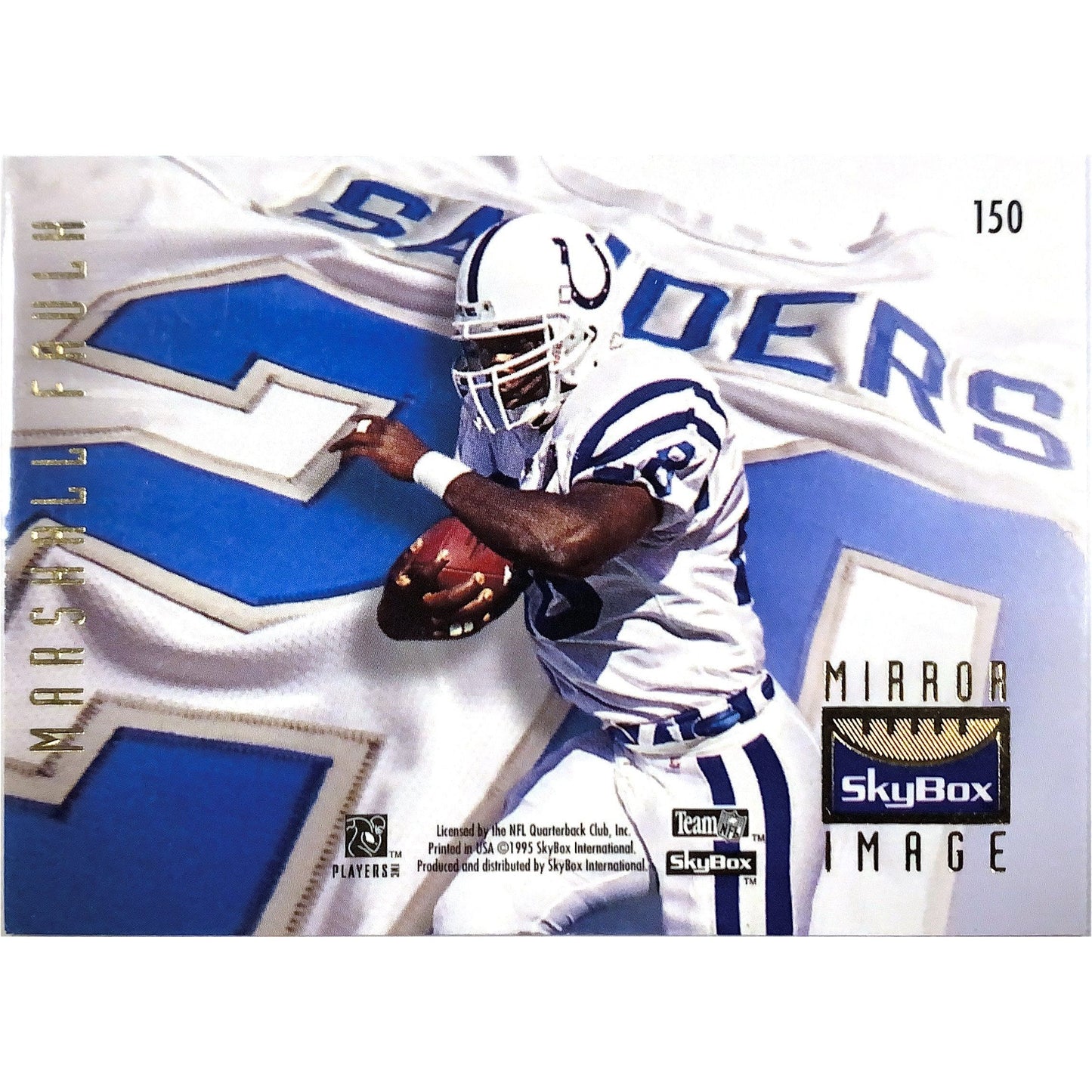  1995 Skybox Marshall Faulk Barry Sanders Mirror Image  Local Legends Cards & Collectibles