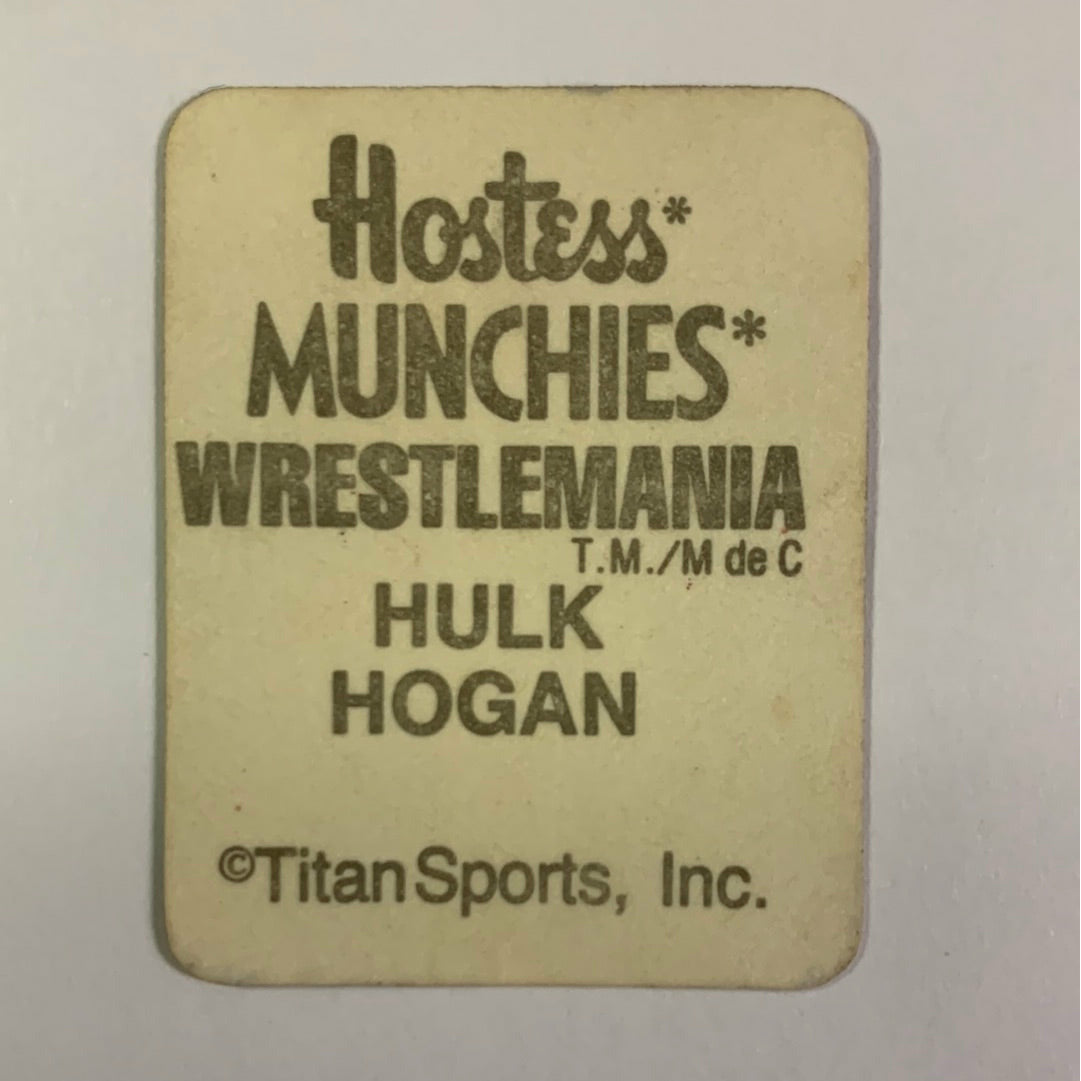 1987 Hostess Hulk Hogan Munchies Stickers | Local Legends Cards & Collectibles