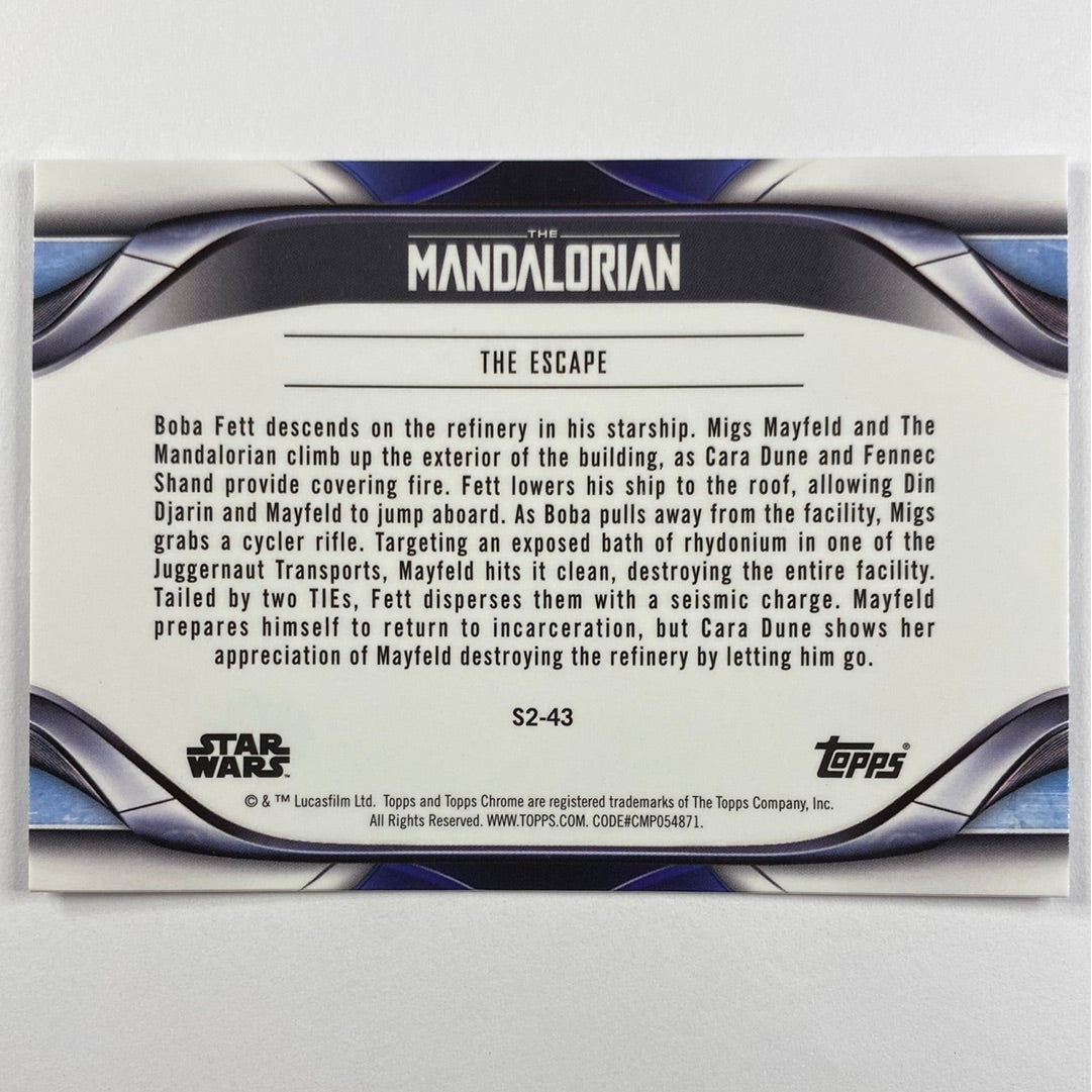Topps Chrome The Mandalorian The Escape | Local Legends Cards & Collectibles