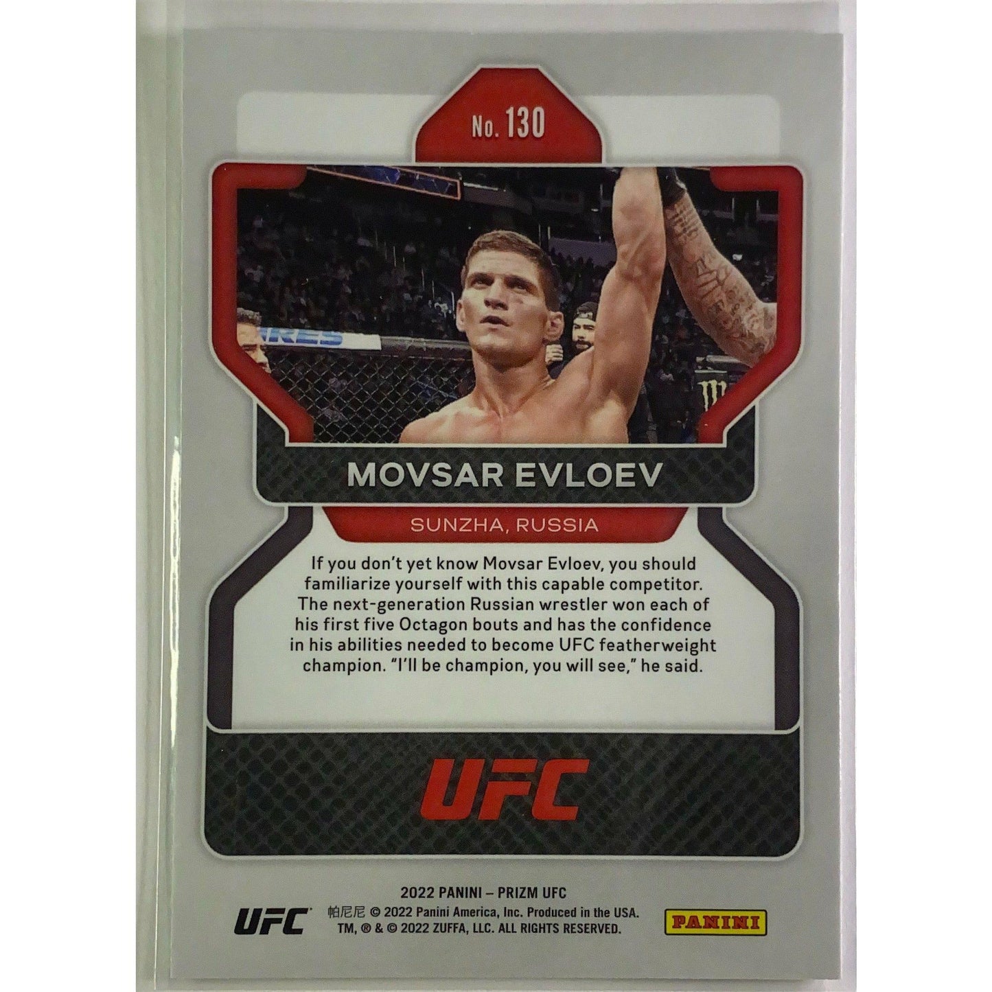 2022 Panini Prizm Movsar Evloev RC | Local Legends Cards & Collectibles