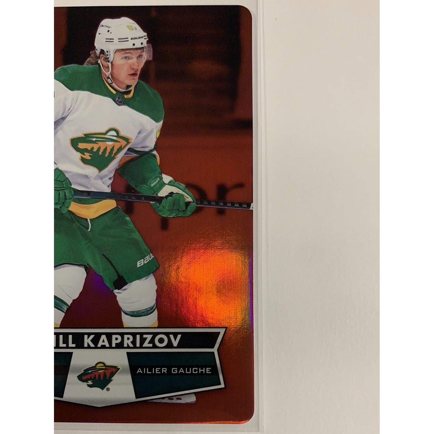 2021-22 Tim Hortons Red Die Cut Kirill Kaprizov Local Legends Cards & Collectibles