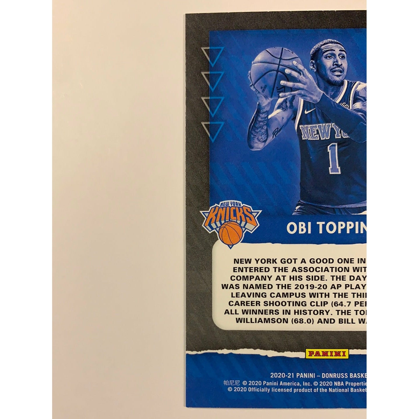 2020-21 Donruss Obi Toppin Great Expectations RC | Local Legends Cards & Collectibles