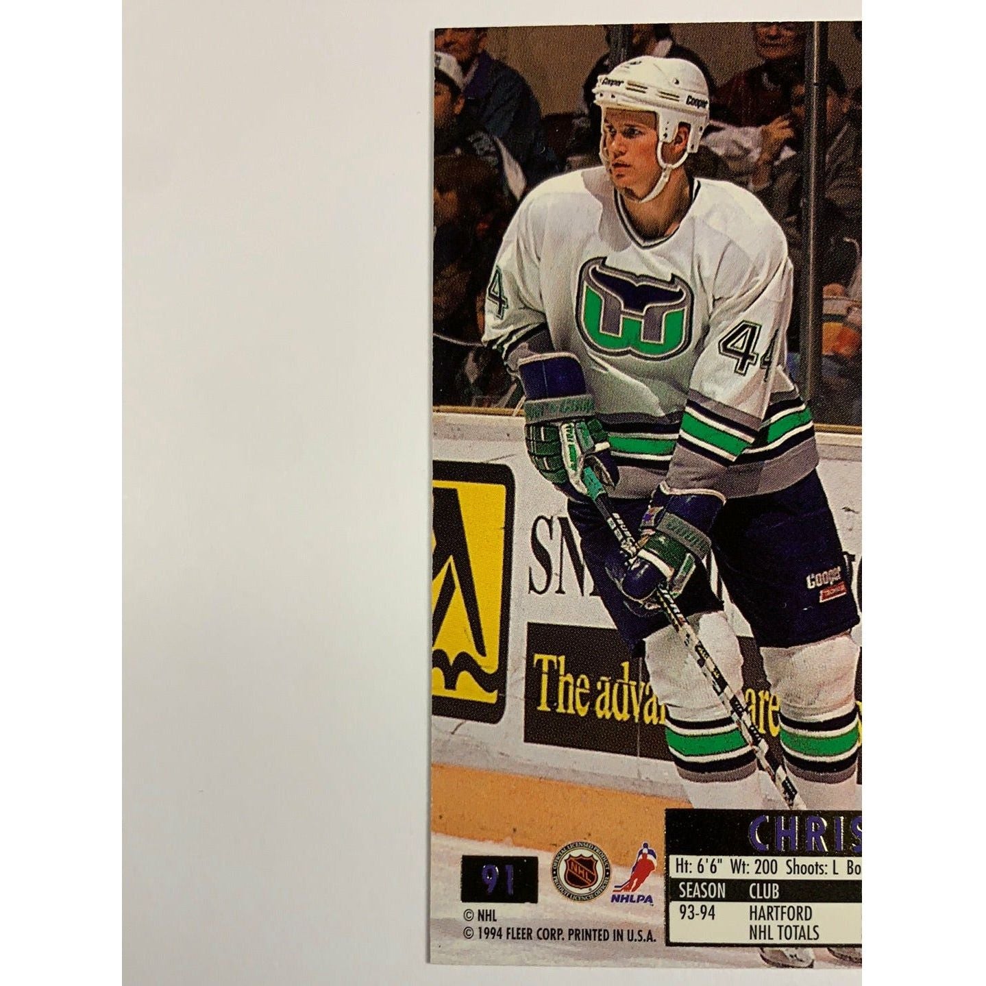 1994-95 Fleer Ultra Chris Pronger | Local Legends Cards & Collectibles