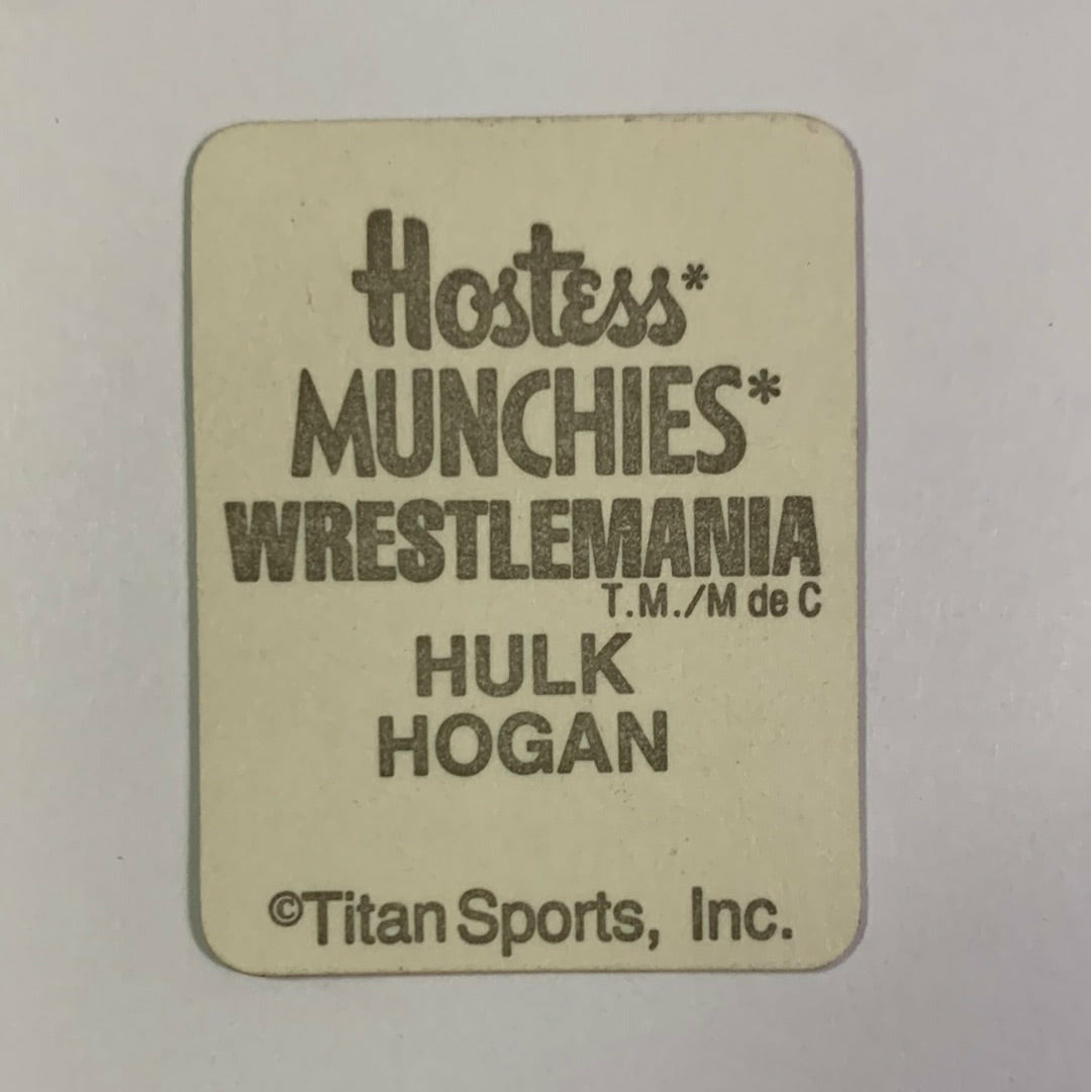 1987 Hostess Hulk Hogan Munchies Stickers | Local Legends Cards & Collectibles