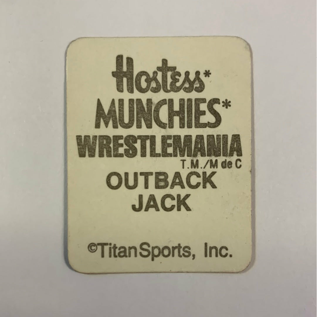 1987 Hostess Outback Jack Munchies Stickers | Local Legends Cards & Collectibles