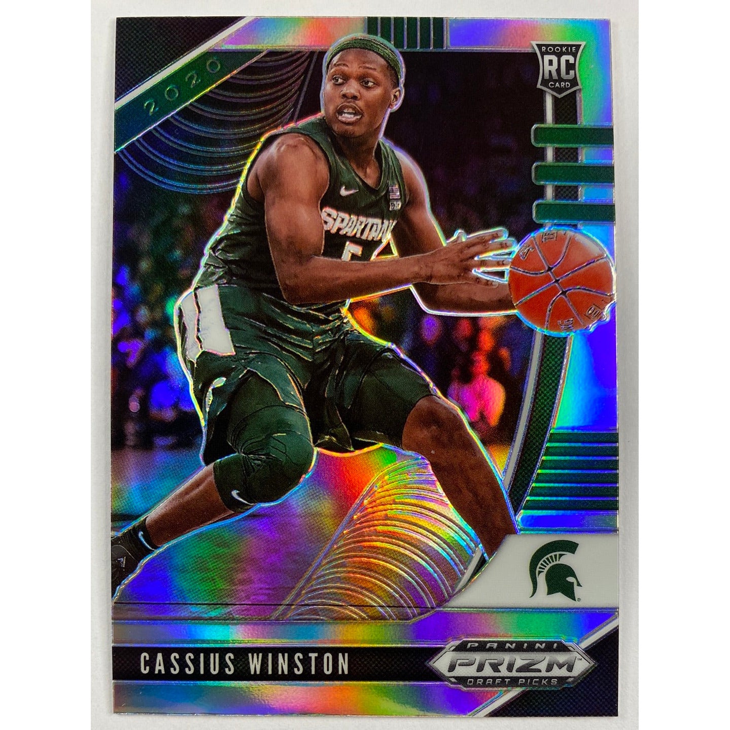 2020-21 Chronicles Draft Picks Cassius Winston Silver Holo Prizm RC