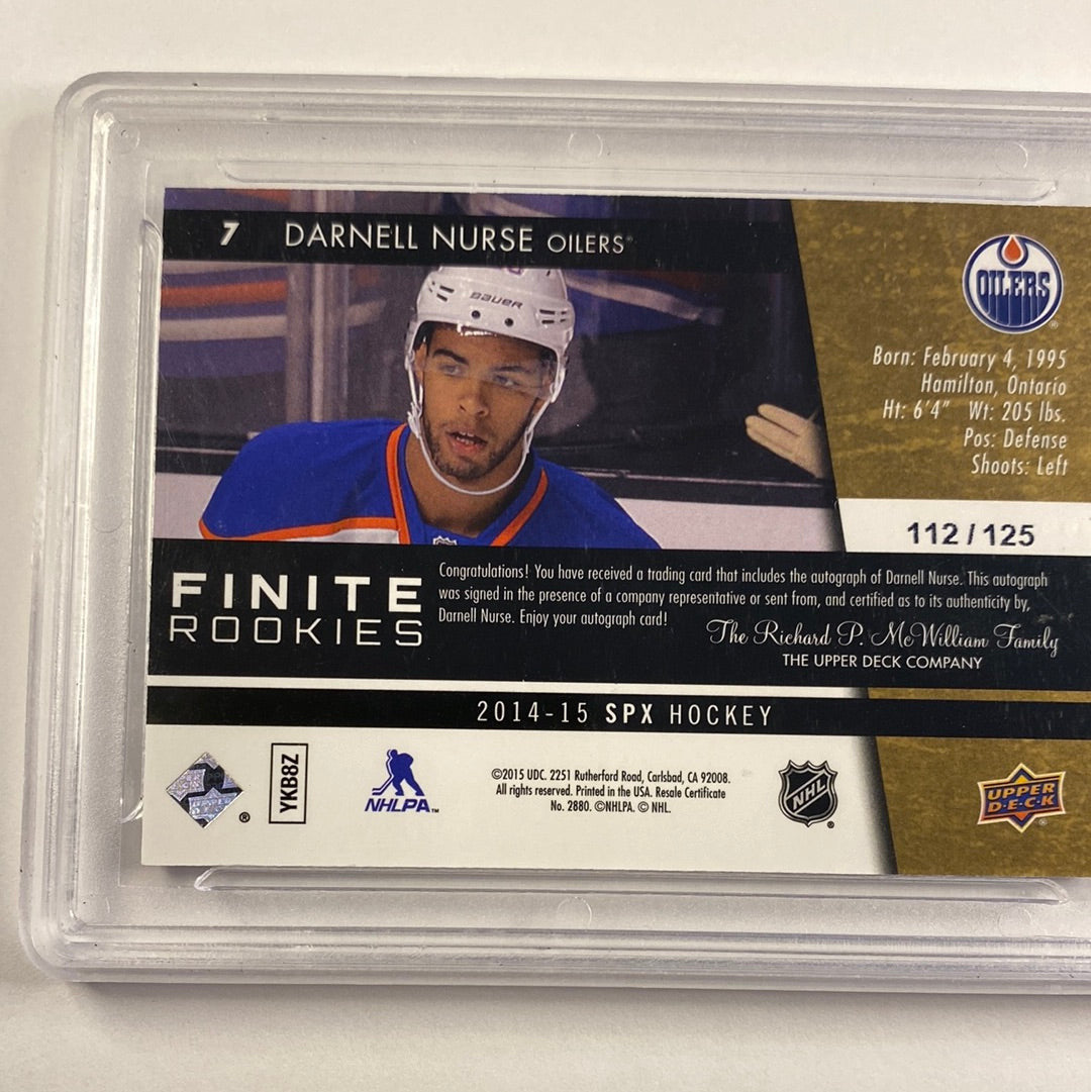 2014-15 SPX Darnell Nurse Gold Finite Rookies Auto /125 GMA 9 | Local Legends Cards & Collectibles