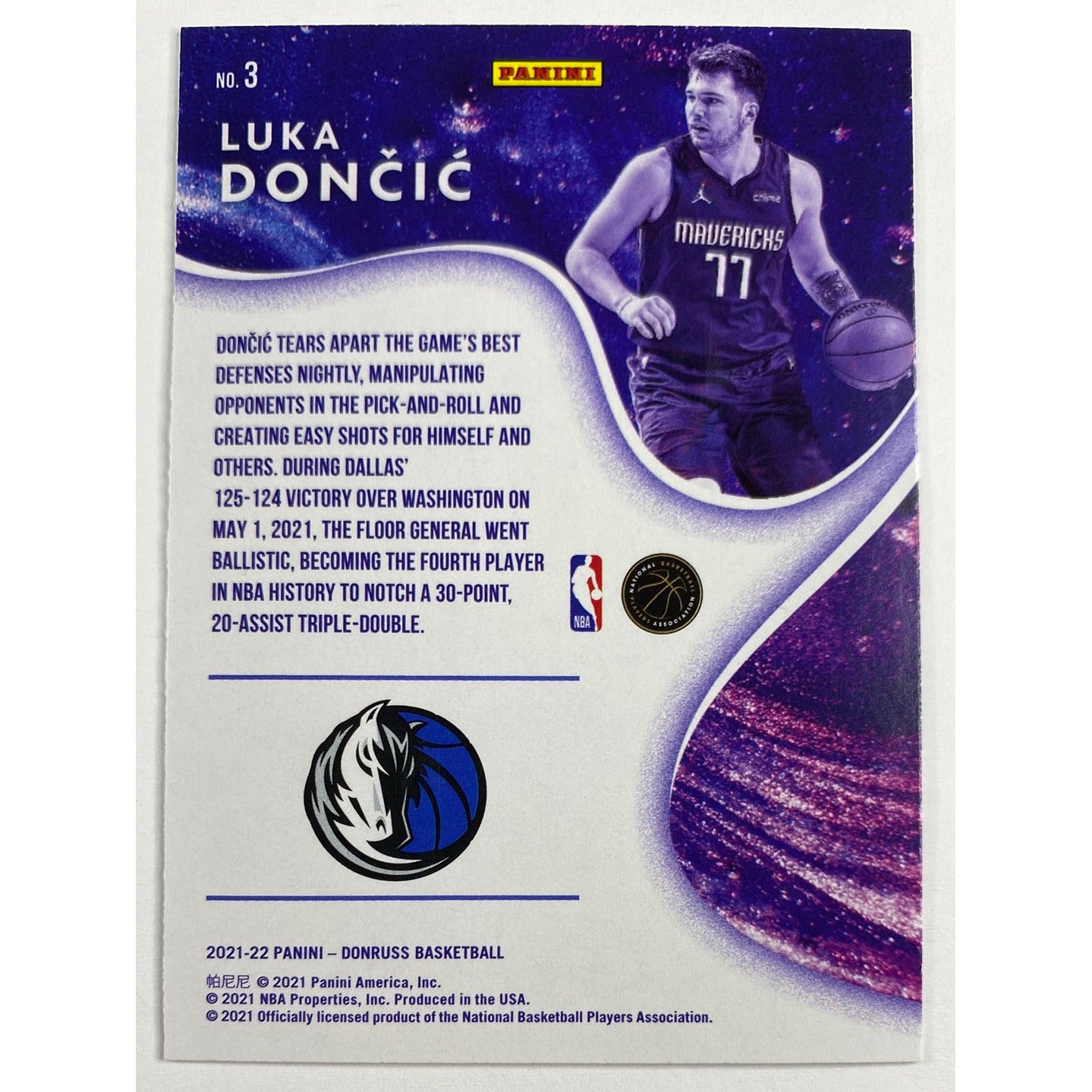 2021-22 Donruss Luka Doncic Complete Players | Local Legends Cards & Collectibles