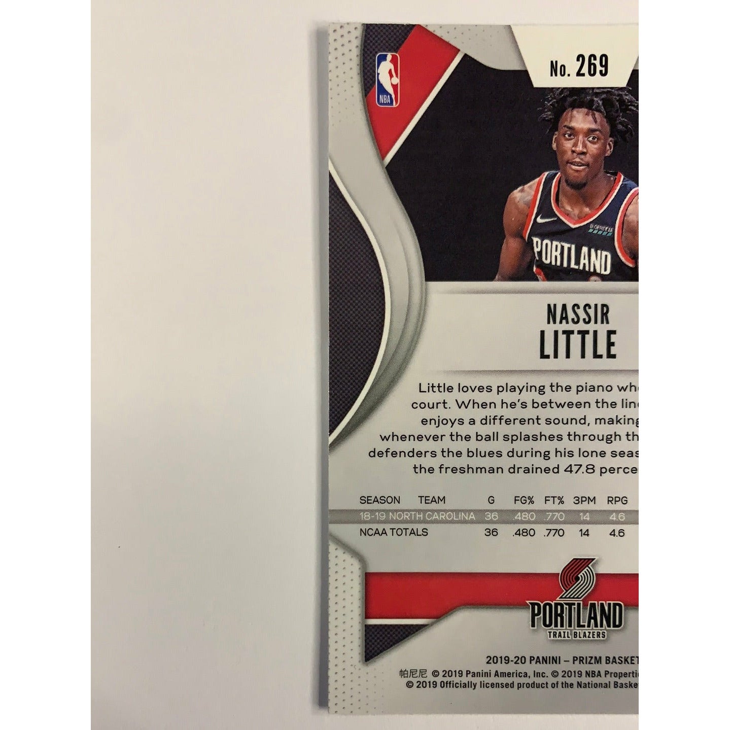 2019-20 Panini Prizm Nassir Little RC | Local Legends Cards & Collectibles