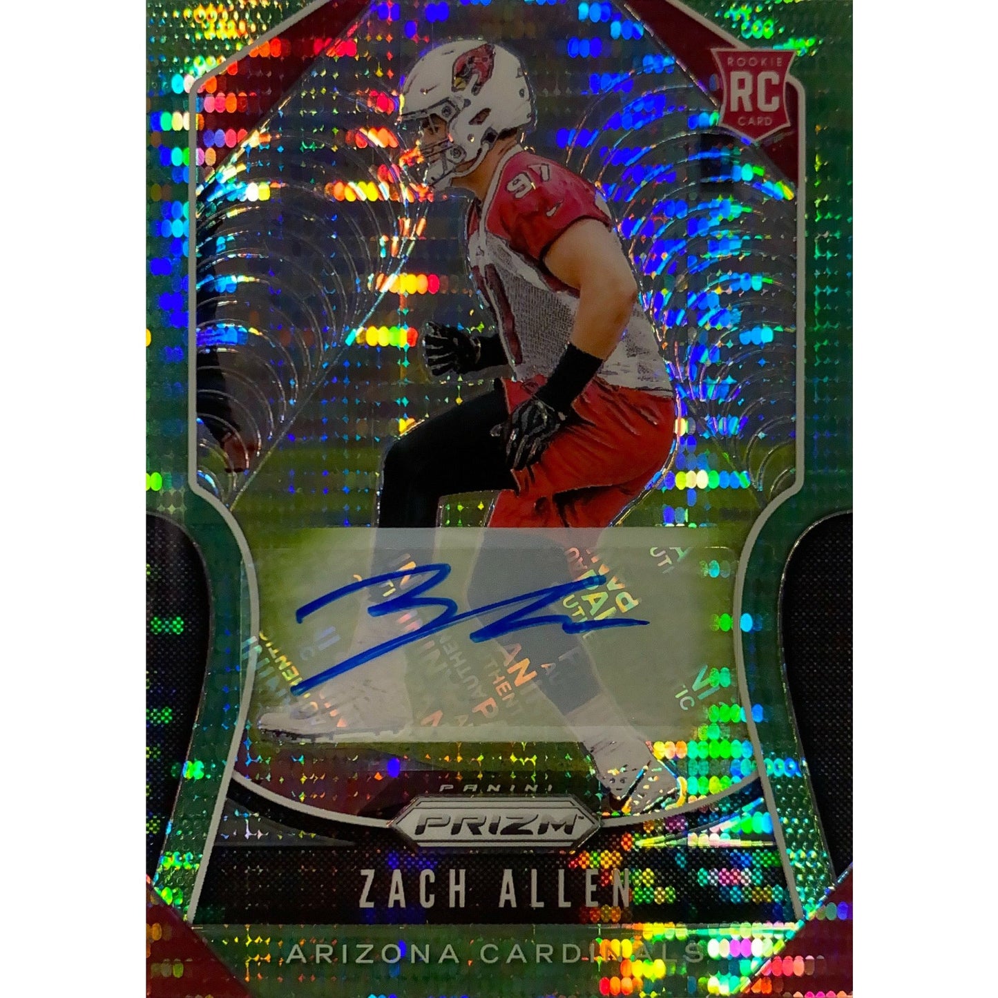 2019 Panini Prizm Zach Allen Green Pulsar Prizm RC Local Legends Cards & Collectibles