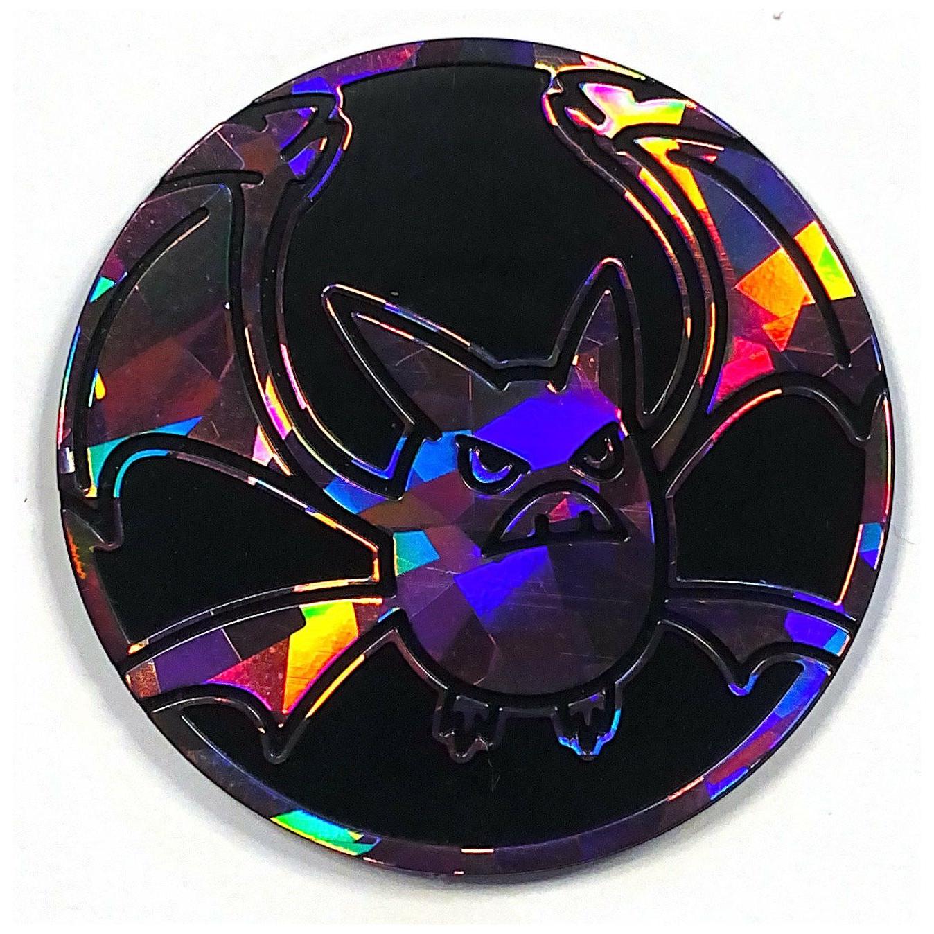 2021 Shining Fates Crobat VMAX Premium Collection Pink Cracked Ice Holofoil Large Coin | Local Legends Cards & Collectibles