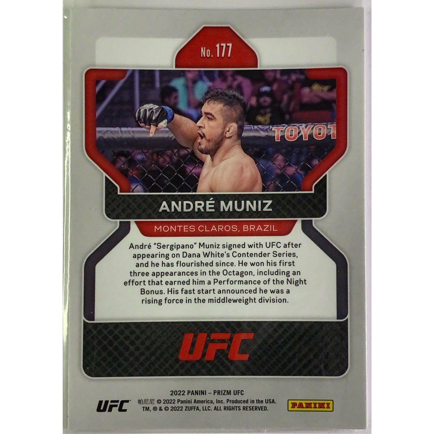 2022 Panini Prizm Andre Muniz RC