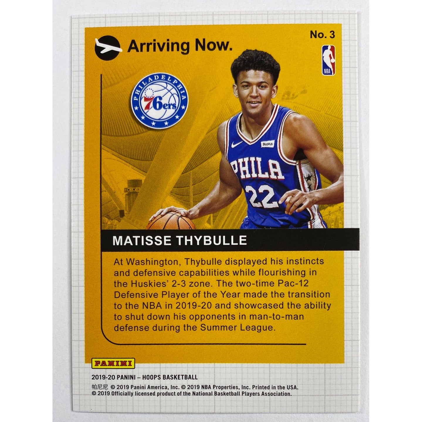 2019-20 Hoops Matisse Thybulle Arriving Now | Local Legends Cards & Collectibles