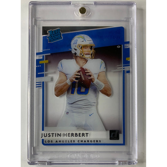 2020 Clearly Donruss Justin Herbert Rated Rookie